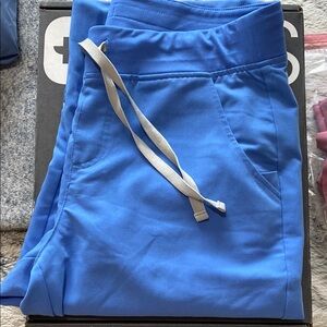 FIGS Zamora scrub pants in Ceil Blue (size M Tall)